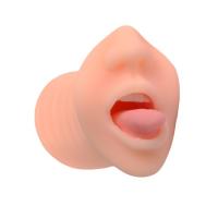 3 Boyutlu Suni Oral Mastürbatör - Pink Tongue