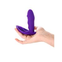 Censan Fash Klitoral Uyarıcılı Vibratör  mor 12 cm