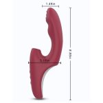 FoxShow Kissers G10 Şarjlı Akıllı Rabbit Vibratör – G-Spot & Klitoris Uyarıcı | Çift Motorlu | Dalga Hareketli | Su Geçirmez - Görsel 2