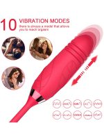 NOXXX Titreşimli İtme Hareketli Rose Vibratör - Görsel 5