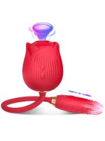 NOXXX Titreşimli İtme Hareketli Rose Vibratör - Görsel 2