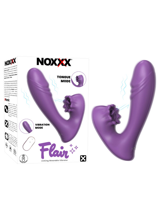 202110-1 NOXXX Flair Giyilebilir Uzaktan Kumandalı Şarjlı Vibratör - Görsel 1