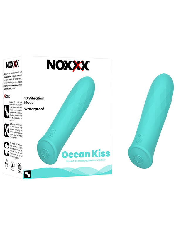 202113-5 NOXXX Ocean Kiss Güçlü Şarjlı Bullet 8.5 cm - Görsel 1