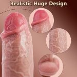 Afrodit Shop Thrusting Huge Thick Dildo Vibratör 21 Cm - Görsel 4