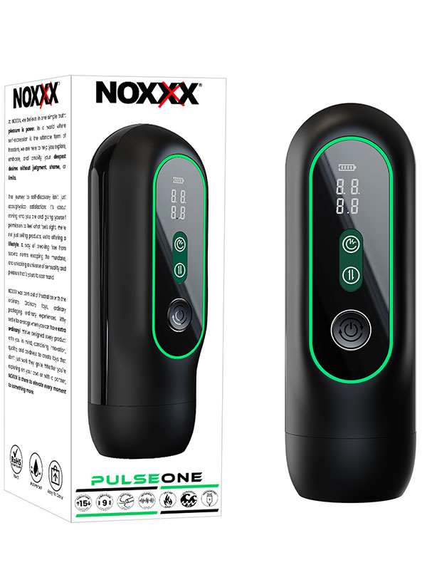 603305-5 NOXXX PulseOne Isıtmalı Sesli İleri Geri Hareketli Titreşimli Vakumlu Otomatik Mastürbatör - Görsel 1