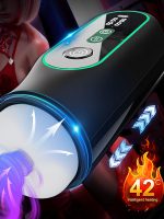 NOXXX PulseOne Isıtmalı Sesli İleri Geri Hareketli Titreşimli Vakumlu Otomatik Mastürbatör - Görsel 6