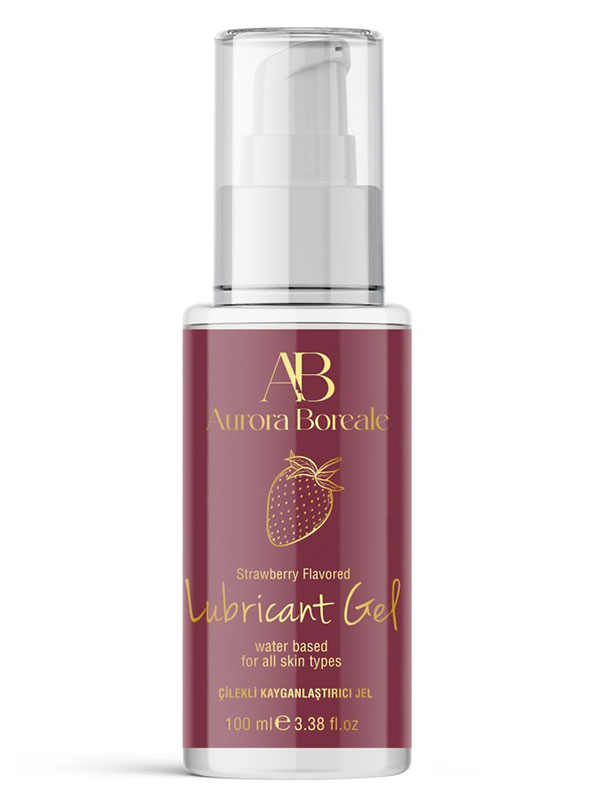 AB3521 Aurora Boreale Çilek Aromalı Kayganlaştırıcı Jel 100ml - Görsel 1