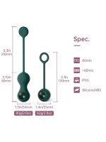 Magic Motion Crystal Duo Telefon Kontrollü Kegel Egzersiz Topları - Görsel 5