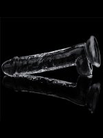 Flawless 7.5'' Clear Jel Dildo 19 cm - Görsel 5