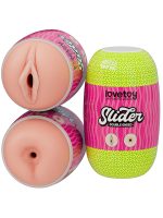 LoveToy Slider Double-Ended Anal ve Vajina Mastürbator - Görsel 2