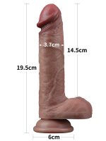 7.5'' Dual Layered Silicone Cock - Görsel 2