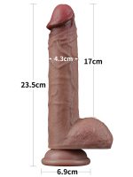9'' Dual Layered Silicone Cock - Görsel 2