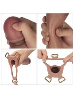 LoveToy Ingen 9'' Enhanced Set L/XL/2XL İçi Boş Kemerli Penis - Görsel 4