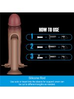 LoveToy Ingen 9'' Enhanced Set L/XL/2XL İçi Boş Kemerli Penis - Görsel 5