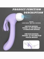 Hammer G Noktası ve Klitoris Titreşim Emiş Vibratörü - Görsel 3