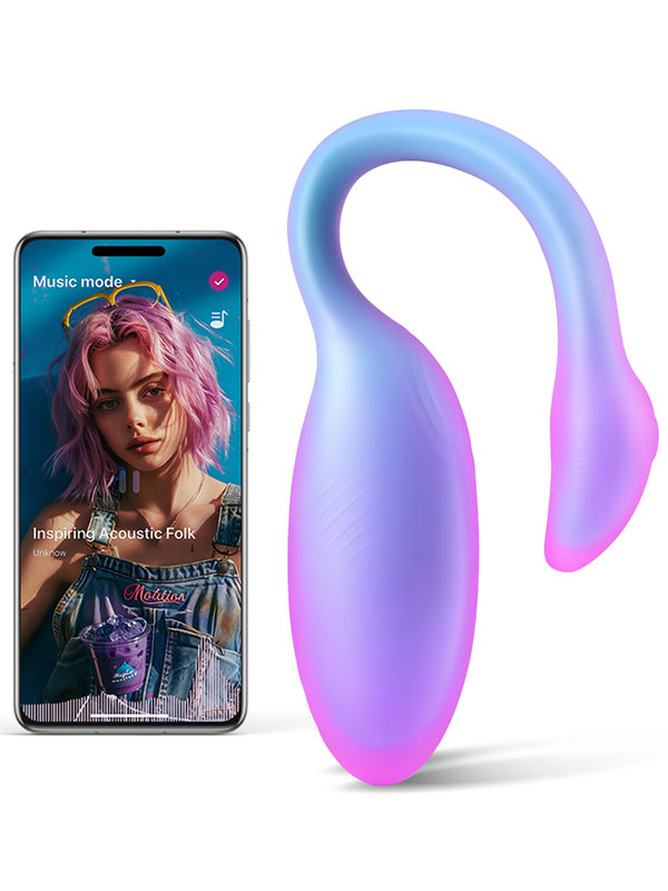 SMV45B-1 Magic Flamingo Max Telefon Kontrollü Giyilebilir Vibratör Mavi - Görsel 1