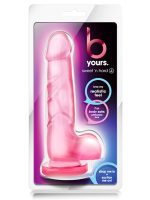 Pembe Jel Penis 19.5 cm - Görsel 2