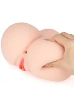 Anal Vajinal Çift Girişli Kalça Mastürbatör 2.5 kg - Görsel 3