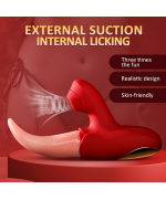 Afrodit Shop 10 Modlu Dil Yalama ve Emiş Vibratörü – G Noktası, Klitoris ve Meme Ucu Uyarıcı - Görsel 4