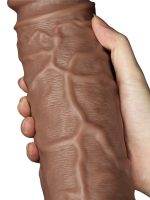 Afrodit Shop 10.5'' Realistic Chubby Vibrating Dildo - Görsel 5
