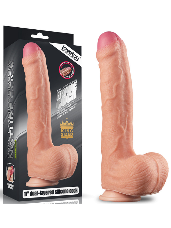 censan-11-inc-dual-layer-platinum-silicone-cock-1115244-1 Afrodit Shop 11 İnç Dual Layer Platinum Silicone Cock - Görsel 1