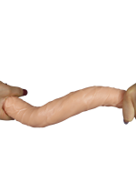 Afrodit Shop 14 İnç King Size Realistic Ladykiller Tapered Double Penetration - Görsel 5