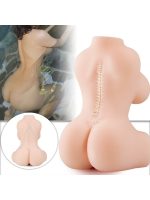 Afrodit Shop 1.7KG Ağırlığında Gerçekçi Yarım Vücut Mastürbatör - Görsel 3