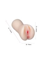 Afrodit Shop 18 CM Çift Girişli Ten Rengi Anal Vajinal Mastürbatör - Görsel 2