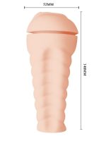 Afrodit Shop 18,5 cm Gerçekçi Doku Realistik Suni Vajina Mastürbatör - Görsel 4