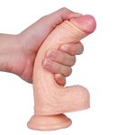 Afrodit Shop 19CM Ten Rengi Vantuzlu Dildo - Görsel 2