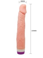 Afrodit Shop 22cm Titreşimli Realistik Vibratör Penis - Görsel 4
