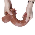 Afrodit Shop 23CM Kahverengi Gerçekçi Dildo Penis - Görsel 5