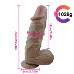 Afrodit Shop 26CM Gerçekçi Mega Dildo - Görsel 4