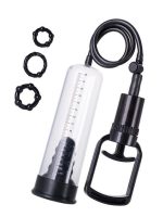 Afrodit Shop 3 halkalı Penis Pompası PVC Şeffaf 20,5 cm