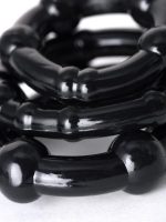 Afrodit Shop 3 halkalı penis pompası TPE transparan 23,5 cm - Görsel 4