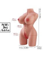 Afrodit Shop 3 kg mini yarım vücut manken - Görsel 5