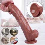 Afrodit Shop 32CM Ultra Realistik Vantuzlu Dildo Penis - Görsel 3