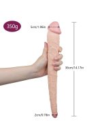 Afrodit Shop 36 CM Çift Taraflı Lezbiyen Dildo - Görsel 2