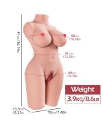 Afrodit Shop 3,9 kg mini yarım vücut manken - Görsel 5