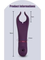 Afrodit Shop 3'u 1 Arada Güçlü Meme, Vajina, Klitoris Stimülatörü, Çiftler için Vibratör - Görsel 5