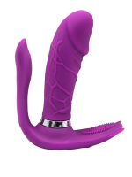 Afrodit Shop 3’ü 1 Arada Uzaktan Kumandalı Giyilebilir Clitoris ve G-Spot Titreşimli Vibratör