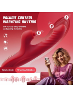 Afrodit Shop 4in1 – Kırmızı Zarafet, Dört Fonksiyon Bir Arada Telefon Aplikasyonlu Modern Vibratör - Görsel 5