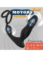 Afrodit Shop 5in1 Telefon Kontrollü Titreşimli İleri Geri Vibratör - Görsel 4