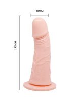 Afrodit Shop 6 cm Dolgulu İçi Boş Titreşimli Belden Bağlamalı Straplon Kumandalı Vibratör - Görsel 5