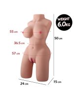 Afrodit Shop 6 kg mini yarım vücut manken - Görsel 5