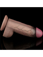 Afrodit Shop 9.5 İnç Dual Layered Silicone Cock XXL - Görsel 3