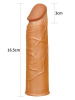 Afrodit Shop Add 1" Pleasure X Tender Penis Sleeve Brown - Görsel 2