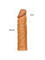 Afrodit Shop Add 2" Pleasure X Tender Penis Sleeve Brown - Görsel 3