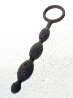 Afrodit Shop Anal Boncuk S Silikon Siyah 19,5cm - Görsel 4