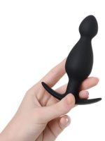 Afrodit Shop Anal Plug boyut M silikon siyah 11,5 cm - Görsel 4